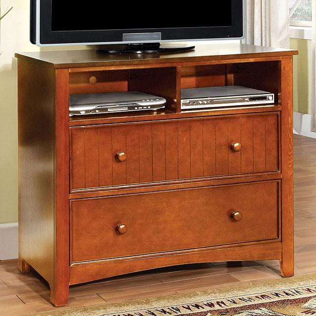 Omnus Oak Media Chest