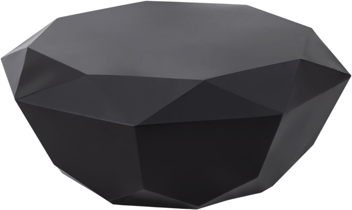 Gemma Matte Black Coffee Table