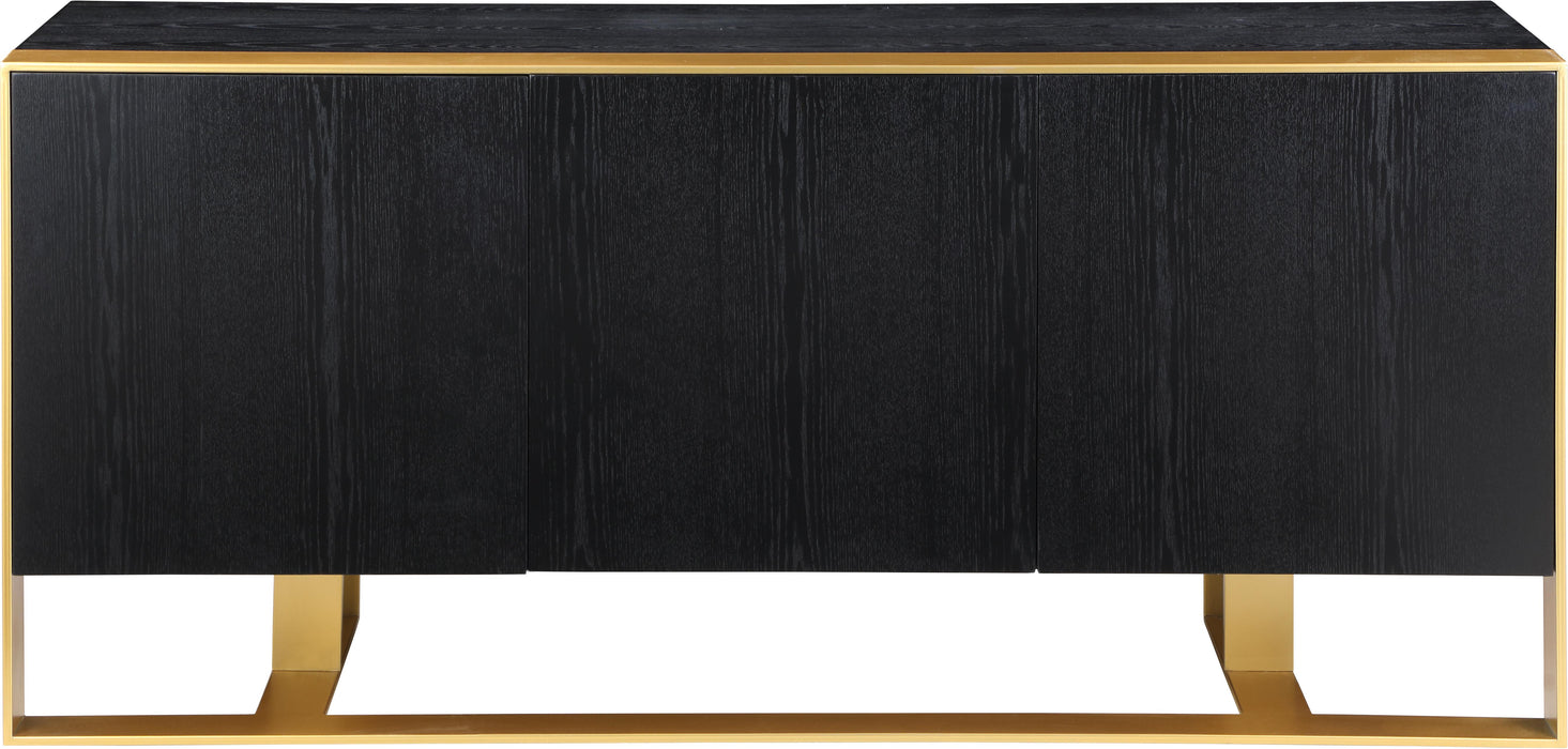 Sherwood Black Wood Sideboard/Buffet