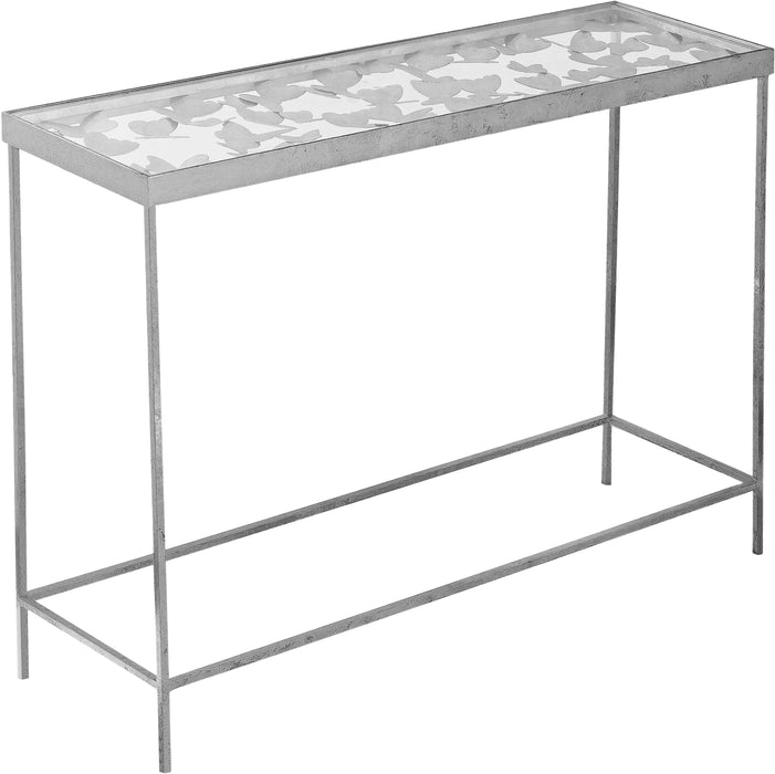 Butterfly Silver Console Table image