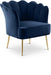 Jester Navy Velvet Accent Chair image