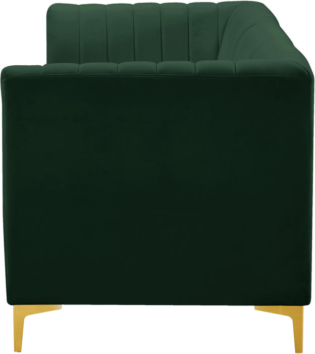 Alina Green Velvet Modular Sectional