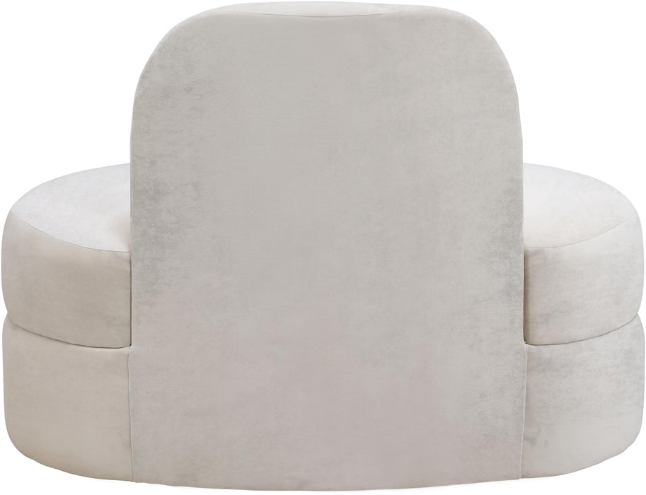 Mitzy Cream Velvet Chair