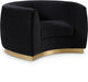 Julian Black Velvet Chair image