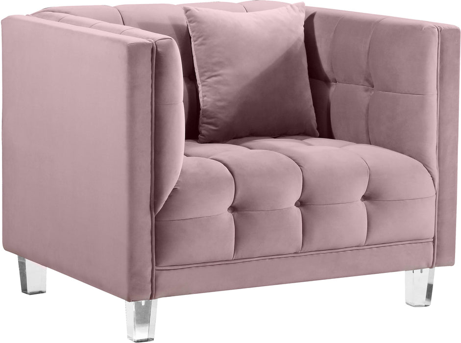 Mariel Pink Velvet Chair image