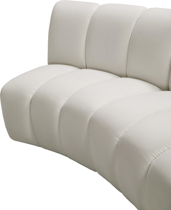 Infinity Cream Velvet 11pc. Modular Sectional