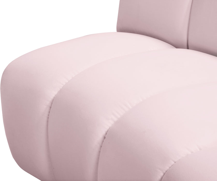 Infinity Pink Velvet 10pc. Modular Sectional