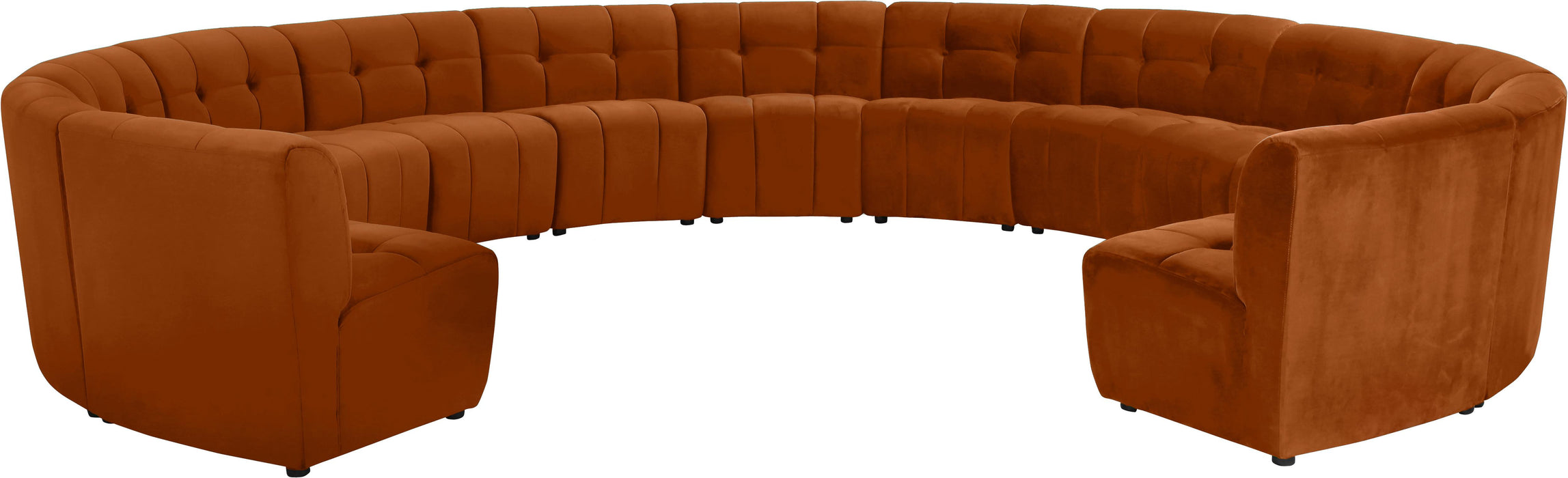 Limitless Cognac Velvet 13pc. Modular Sectional image