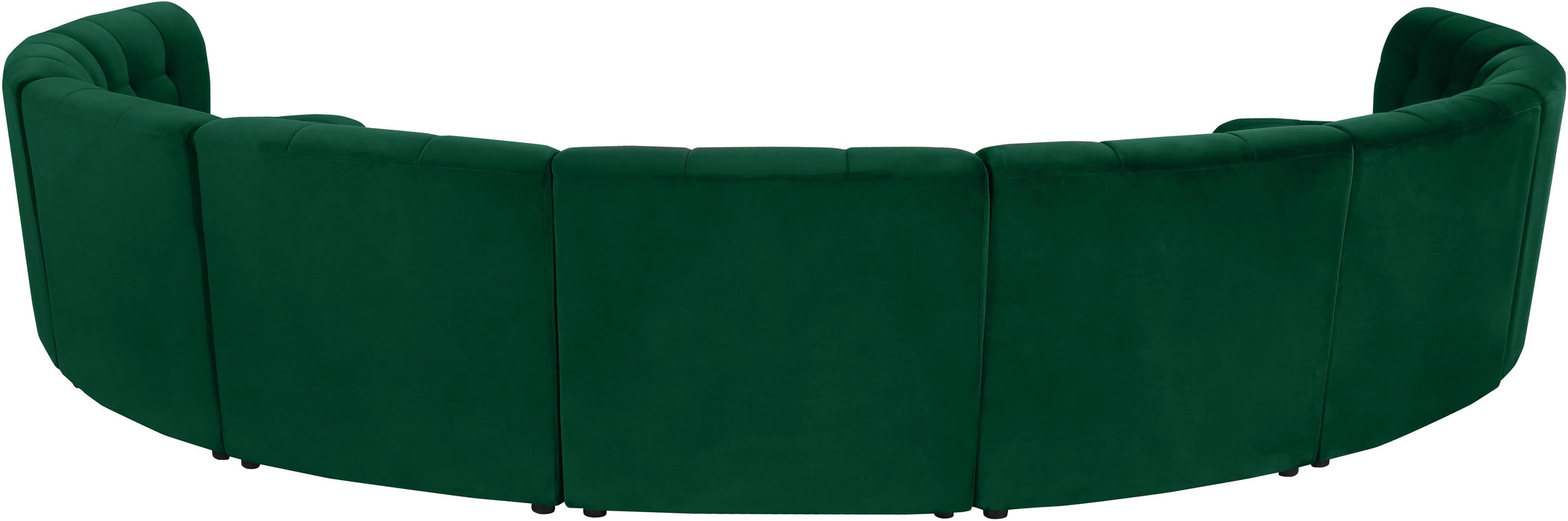 Limitless Green Velvet 9pc. Modular Sectional