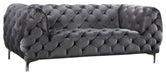 Mercer Grey Velvet Loveseat image