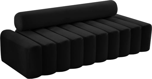 Melody Black Velvet Sofa image