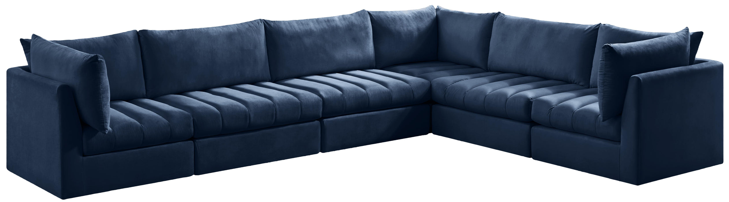 Jacob Navy Velvet Modular Sectional