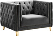 Michelle Grey Velvet Chair image