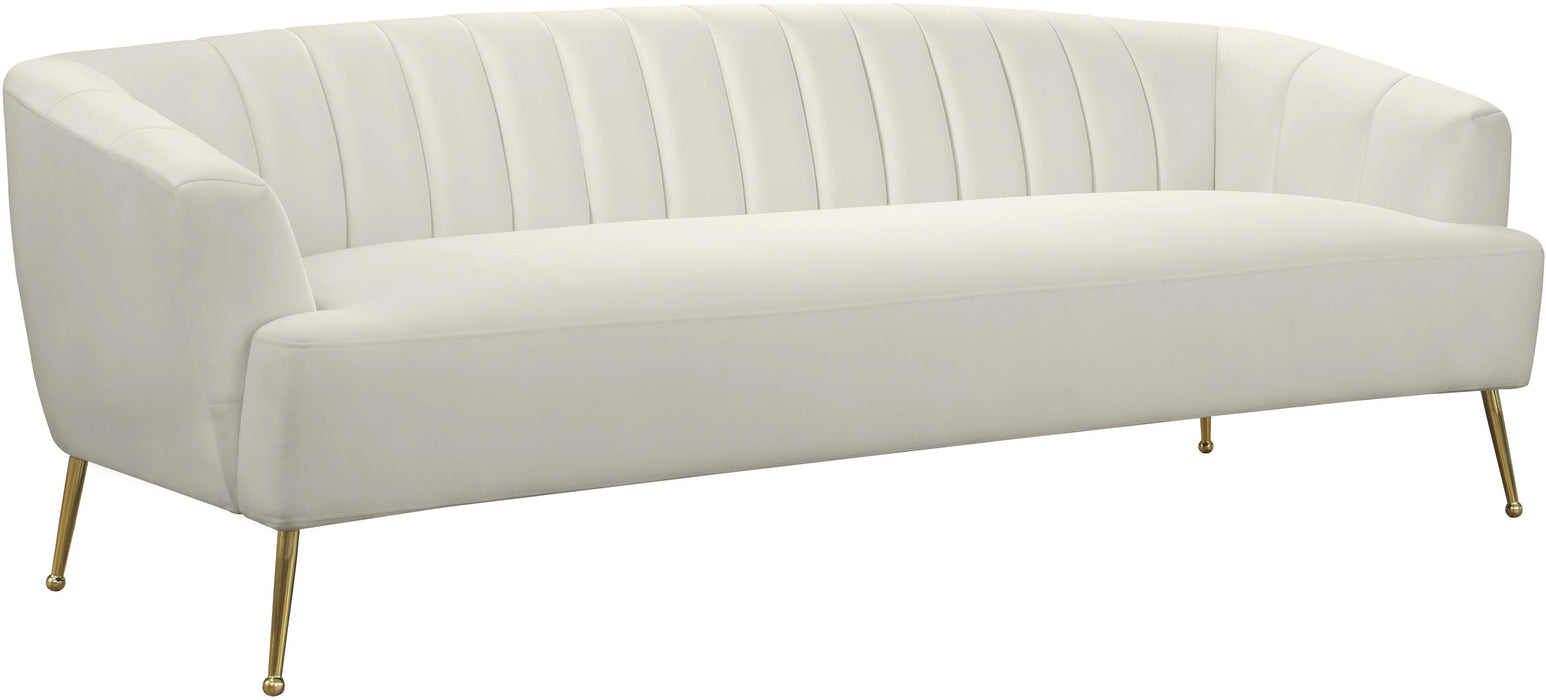 Tori Cream Velvet Sofa image