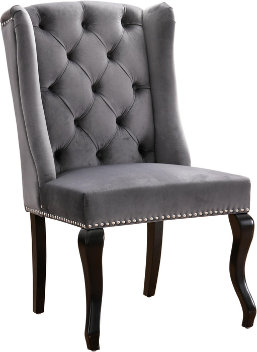 Suri Grey Velvet Dining Chair