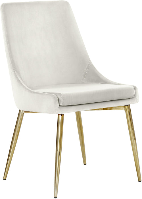 Karina Cream Velvet Dining Chair