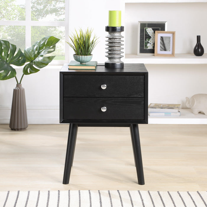 Teddy Black Night Stand