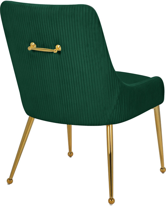 Ace Green Velvet Dining Chair