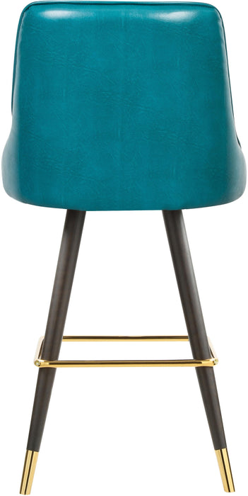 Portnoy Teal Faux Leather Counter/Bar Stool