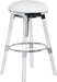 Venus White Faux Leather Adjustable Stool image