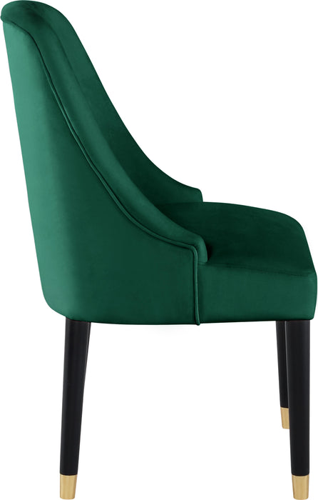 Omni Green Velvet Dining Chair