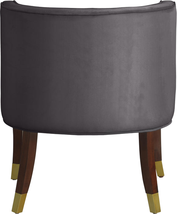 Perry Grey Velvet Dining Chair