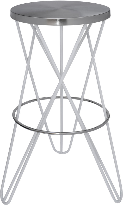 Mercury White / Silver Bar Stool image