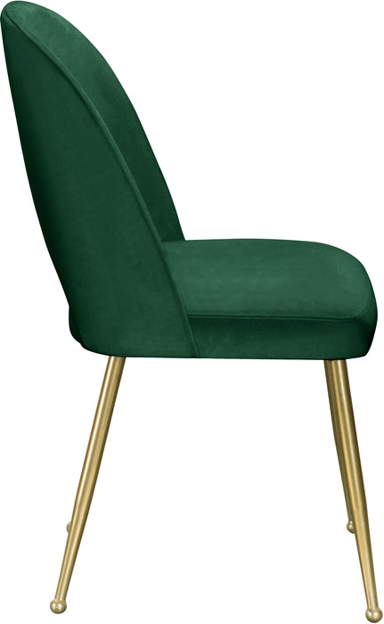 Logan Green Velvet Dining Chair