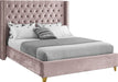 Barolo Pink Velvet Full Bed image